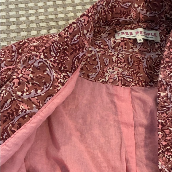 Free People floral jacket- so cute - Picture 7 of 7